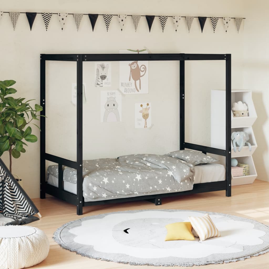 Kinderbedframe 80x200 cm massief grenenhout