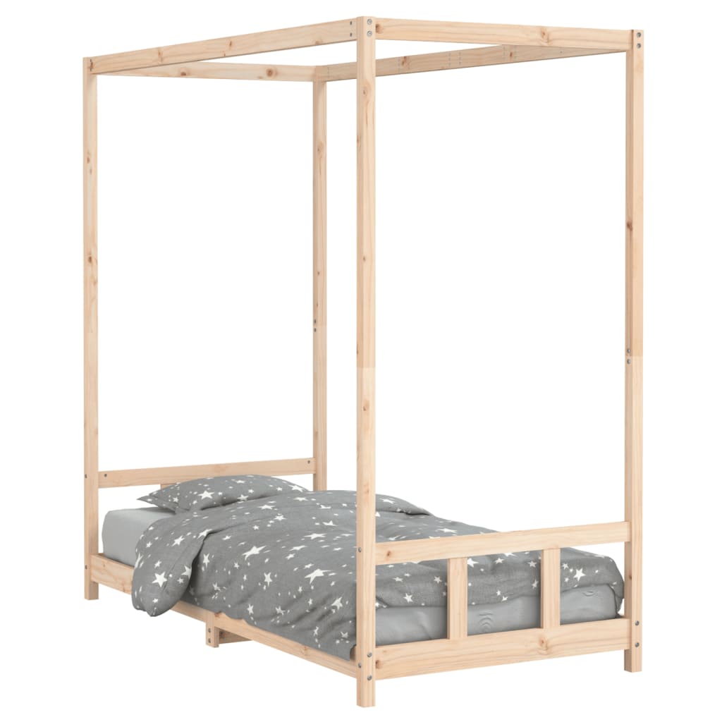 Kinderbedframe 80x200 cm massief grenenhout