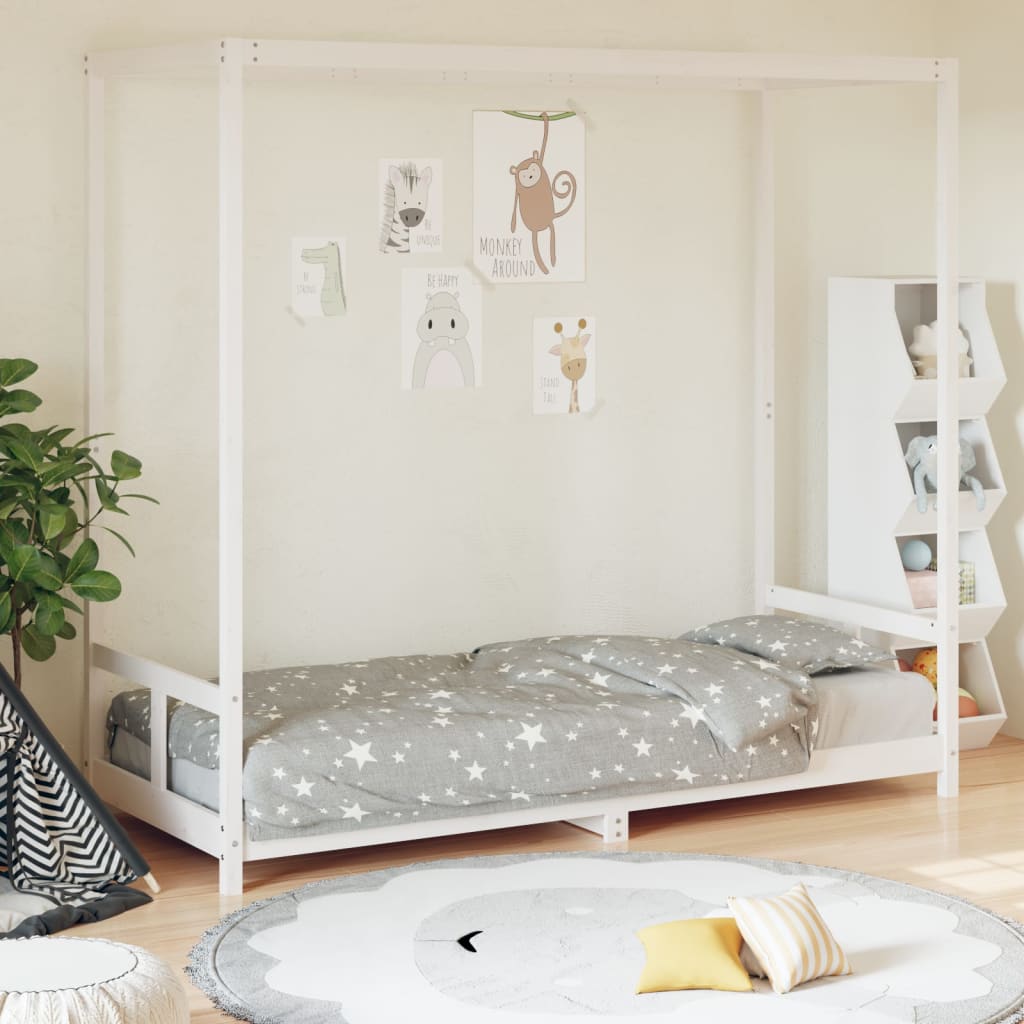 Cadre de lit enfant 80x200 cm en pin massif