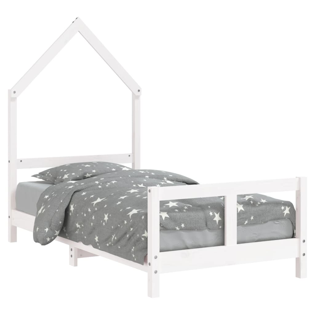 Kinderbedframe 80x160 cm massief grenenhout