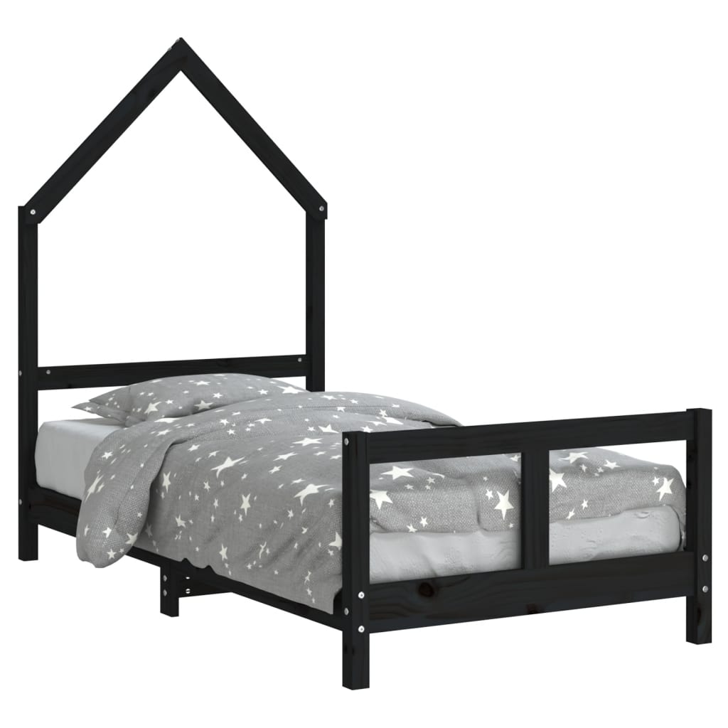 Kinderbedframe 80x160 cm massief grenenhout