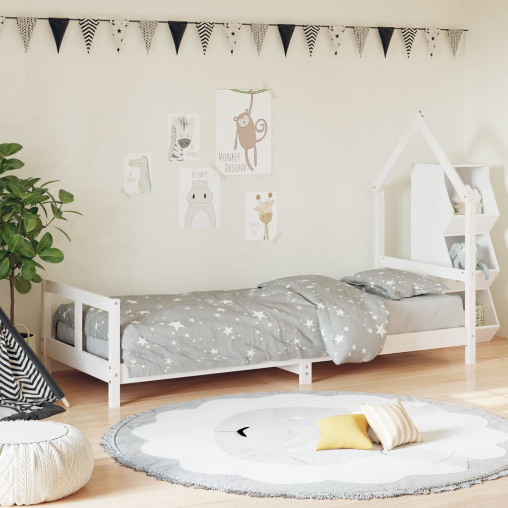 Kinderbedframe 80x160 cm massief grenenhout