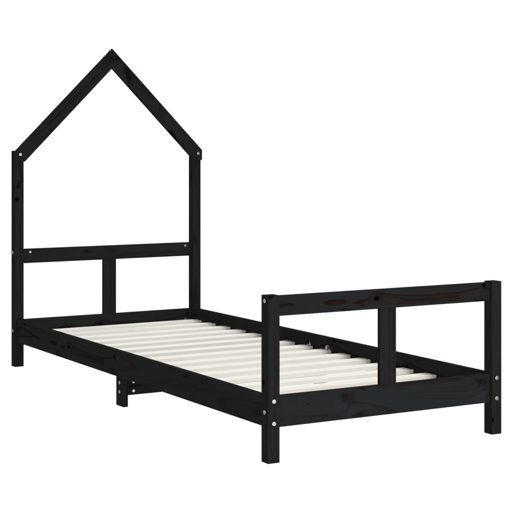 Kinderbedframe 80x160 cm massief grenenhout