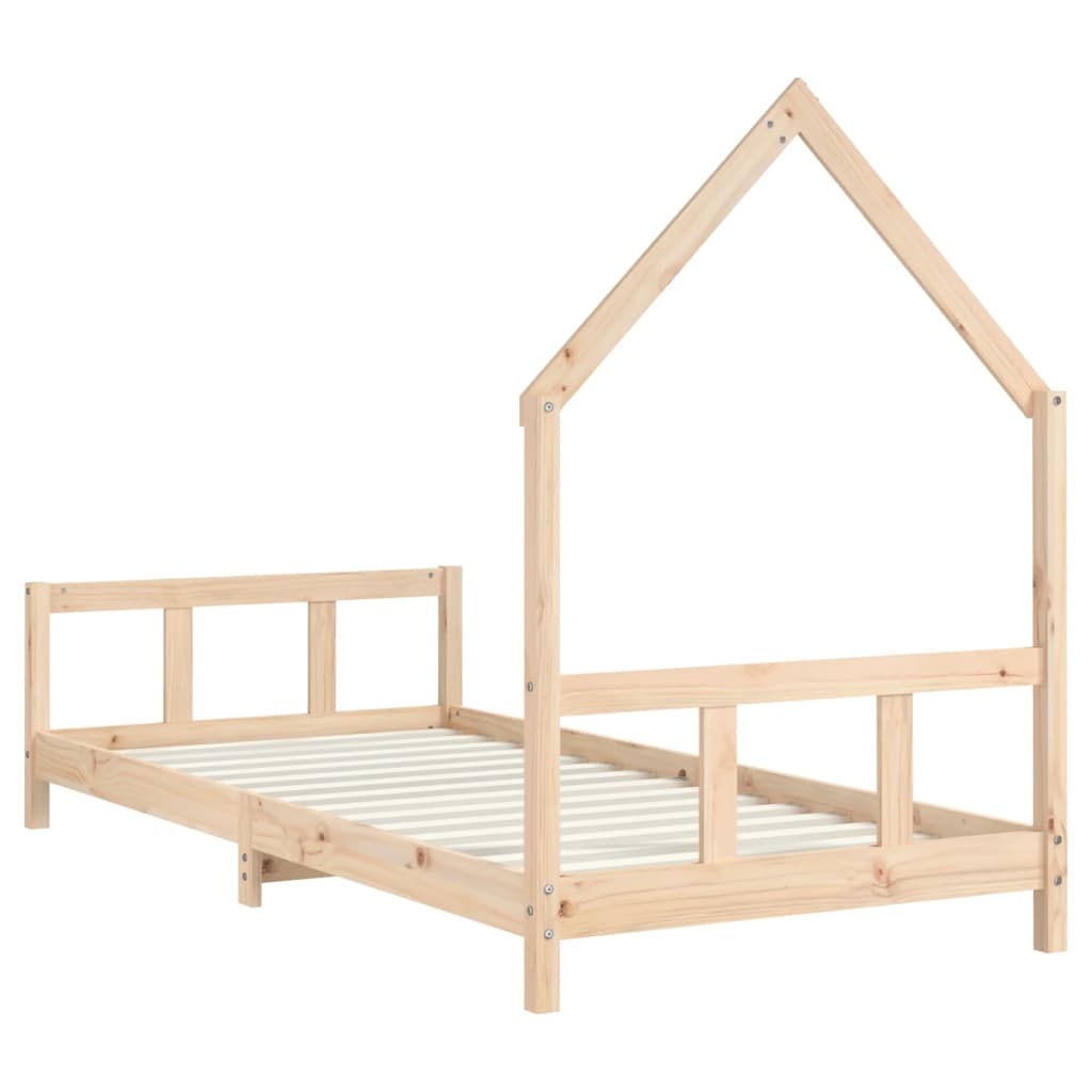 Kinderbedframe 80x160 cm massief grenenhout