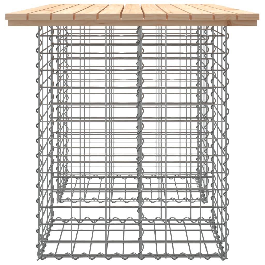 Tuinbank schanskorfontwerp 100x70x72 cm geïmpregneerd hout