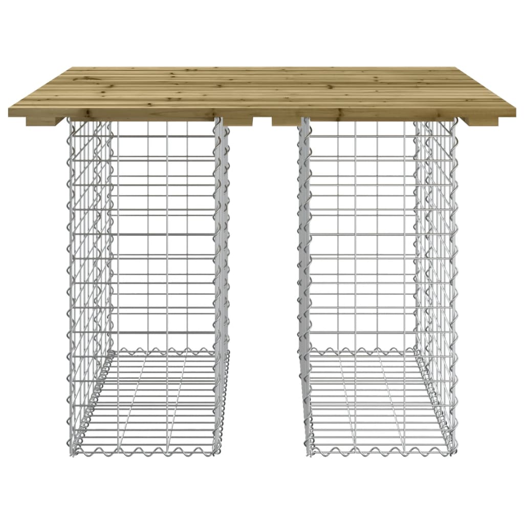 Tuinbank schanskorfontwerp 100x70x72 cm geïmpregneerd hout