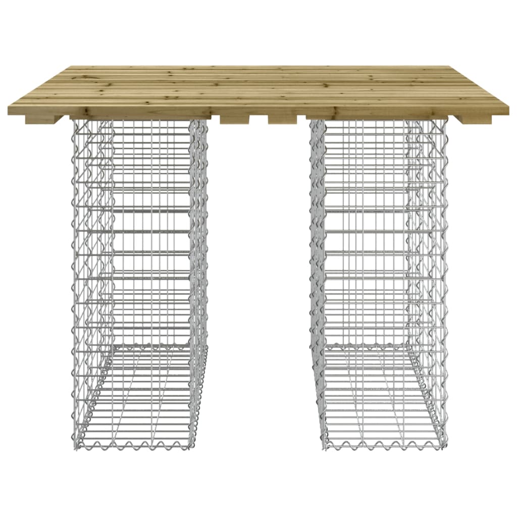 Tuinbank schanskorfontwerp 100x70x72 cm geïmpregneerd hout