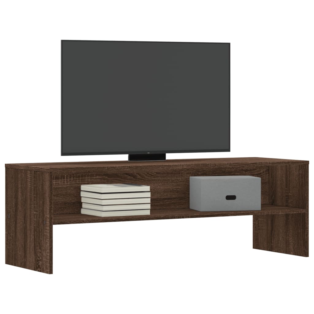 Meuble TV 120x40x40 cm en bois travaillé