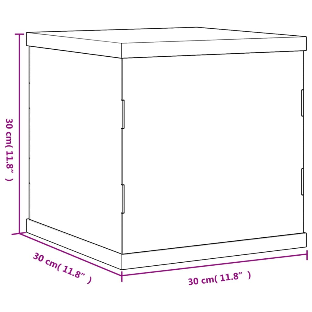 Vitrine transparant 34x16x14 cm acryl