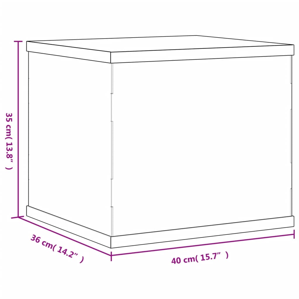 Vitrine transparant 34x16x14 cm acryl