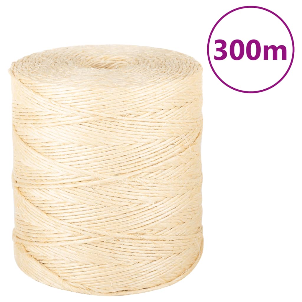 Corde 3 mm 200 m 100% sisal