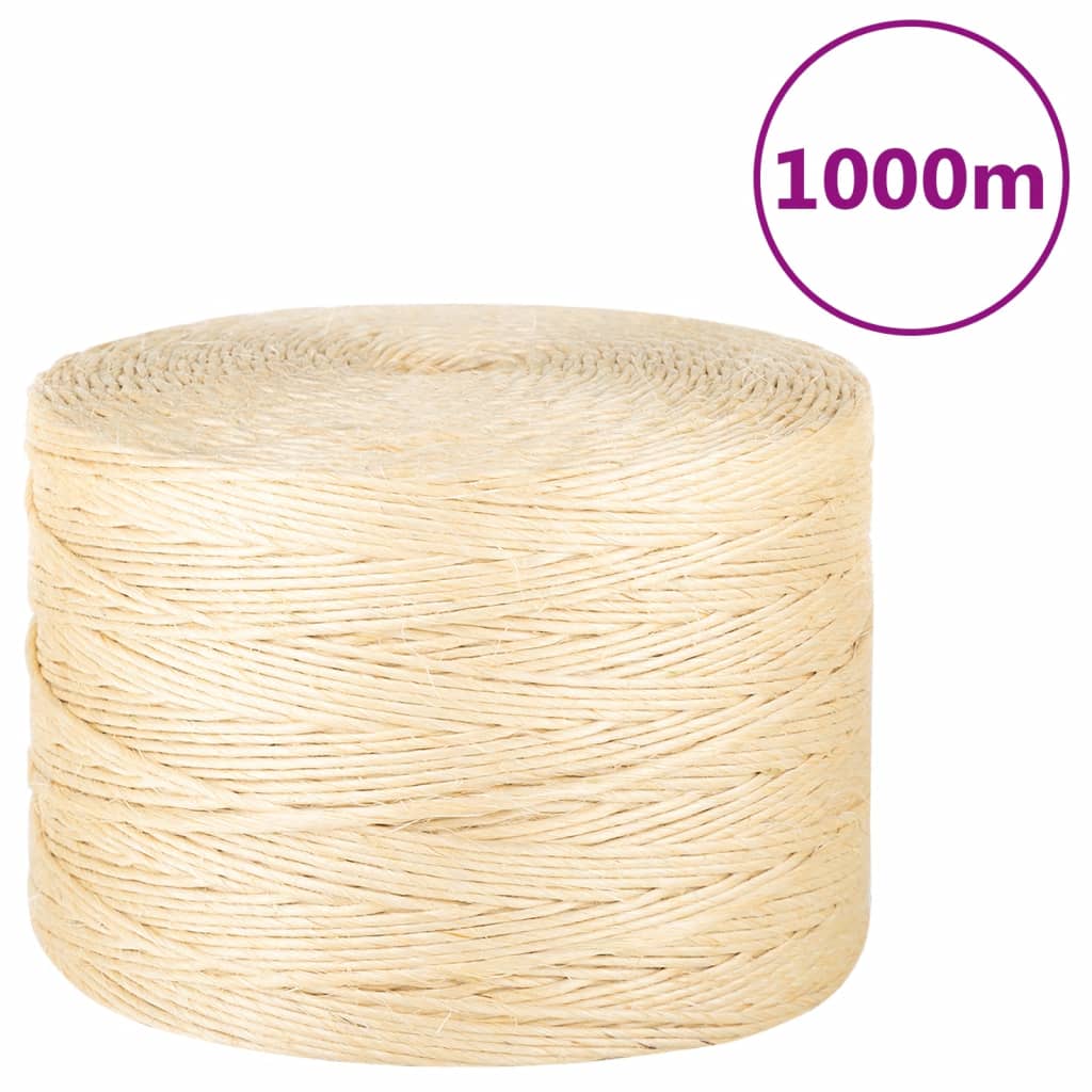 Corde 3 mm 200 m 100% sisal