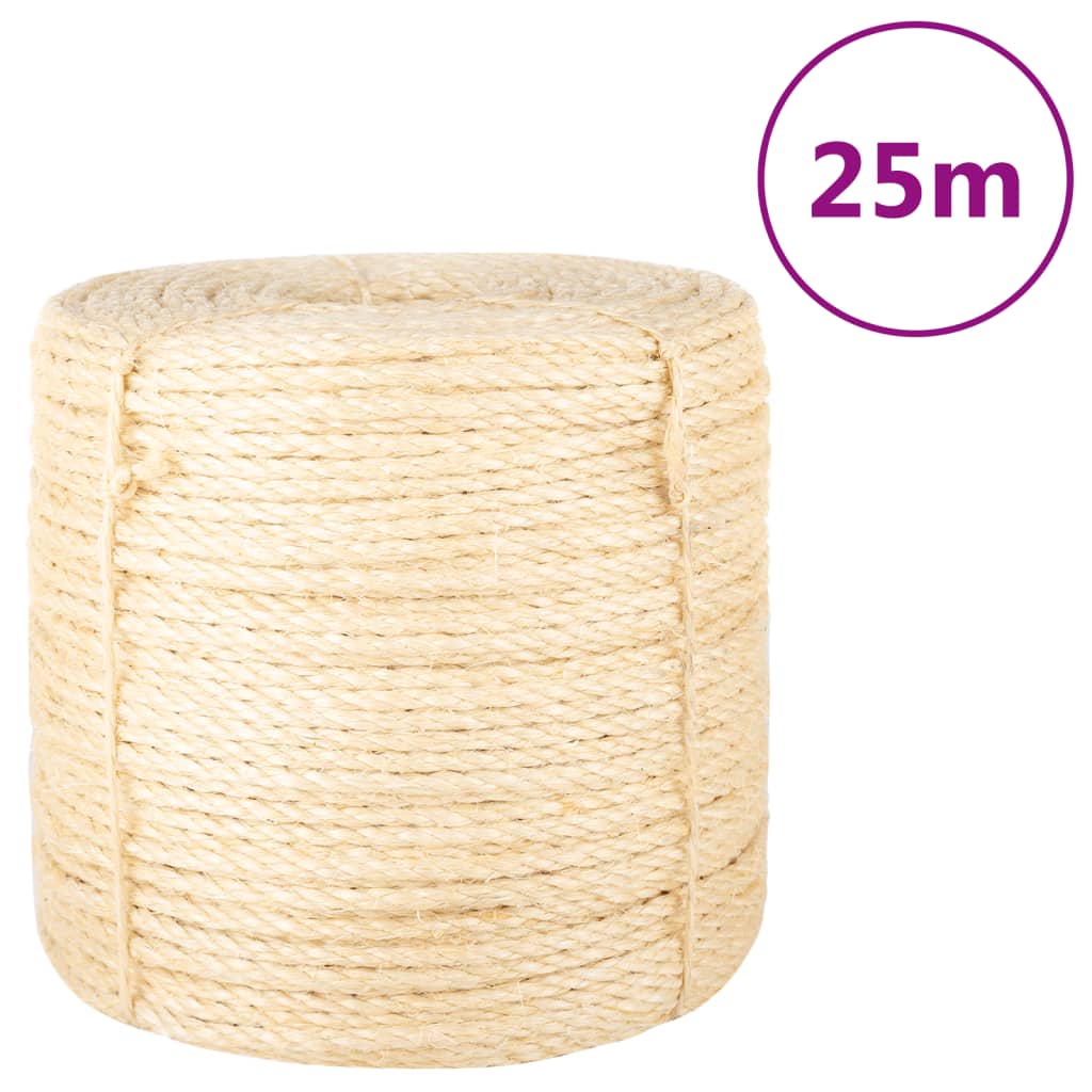 Touw 6 mm 50 m 100% sisal