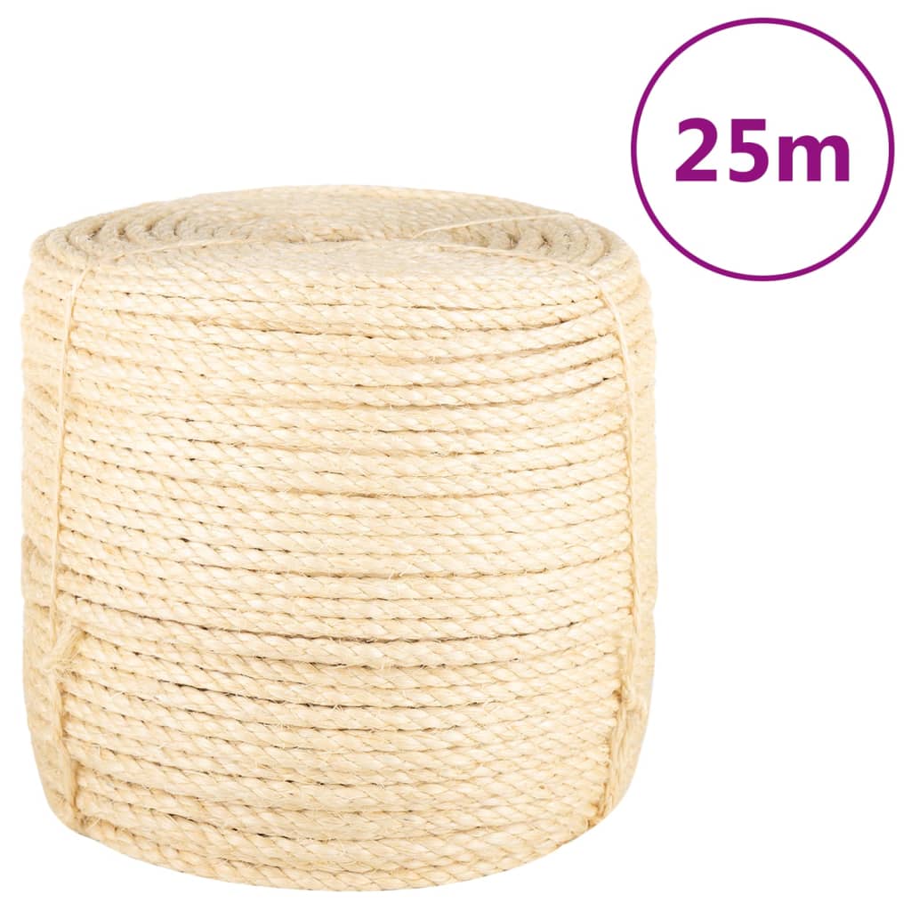 Touw 6 mm 50 m 100% sisal