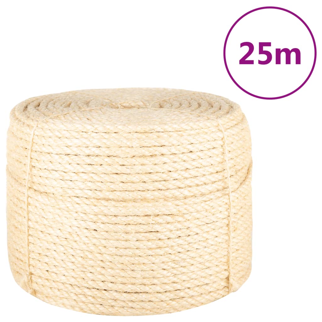 Touw 6 mm 50 m 100% sisal