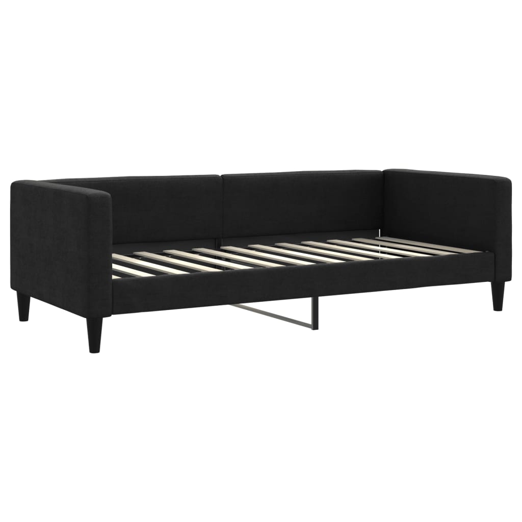 Slaapbank met onderschuifbed 90x190 cm stof