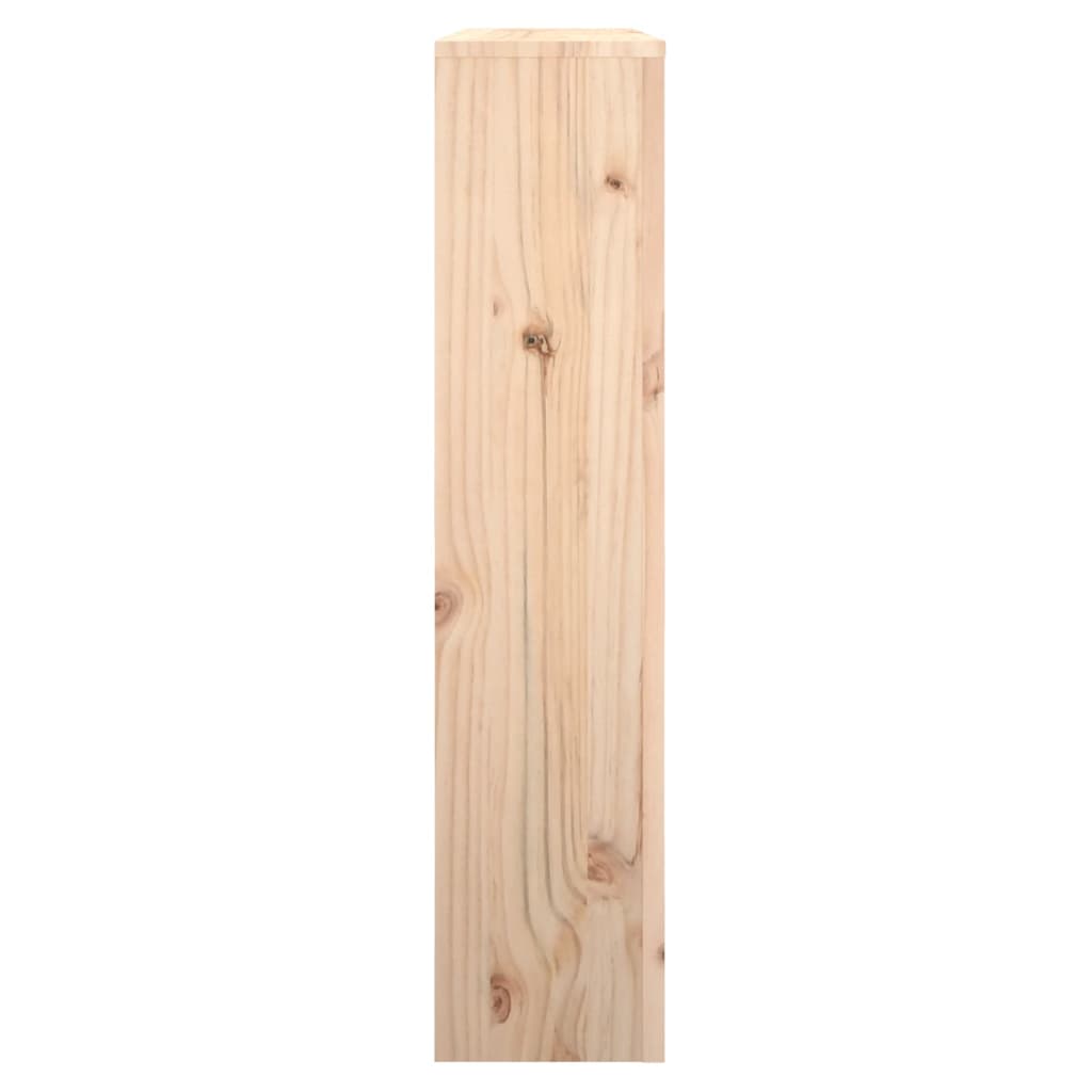 Caisson de radiateur 153x19x84 cm en bois de pin massif