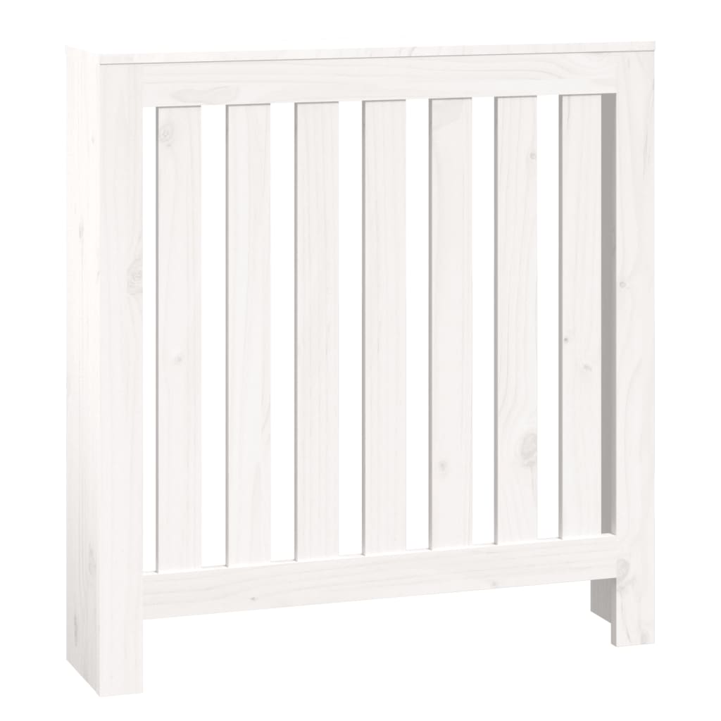 Caisson de radiateur 153x19x84 cm en bois de pin massif