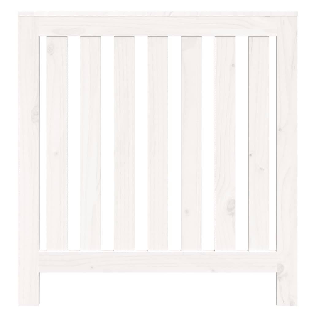 Caisson de radiateur 153x19x84 cm en bois de pin massif