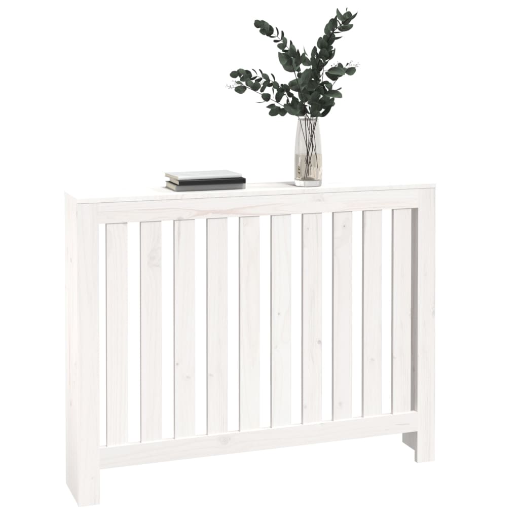 Caisson de radiateur 153x19x84 cm en bois de pin massif