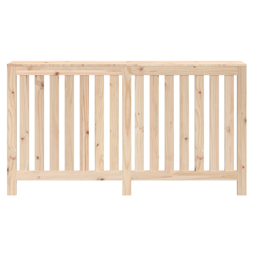 Caisson de radiateur 153x19x84 cm en bois de pin massif