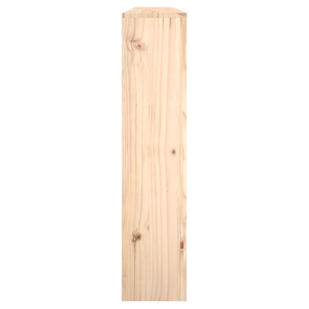 Caisson de radiateur 153x19x84 cm en bois de pin massif