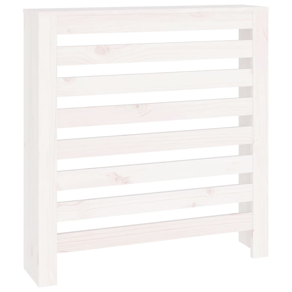 Caisson de radiateur 79,5x19x84 cm en bois de pin massif