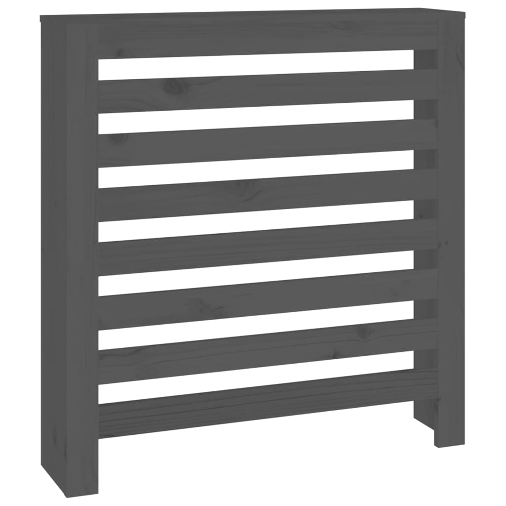 Caisson de radiateur 79,5x19x84 cm en bois de pin massif