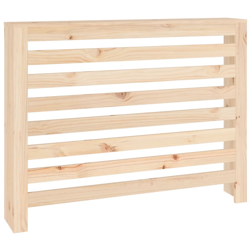 Caisson de radiateur 79,5x19x84 cm en bois de pin massif