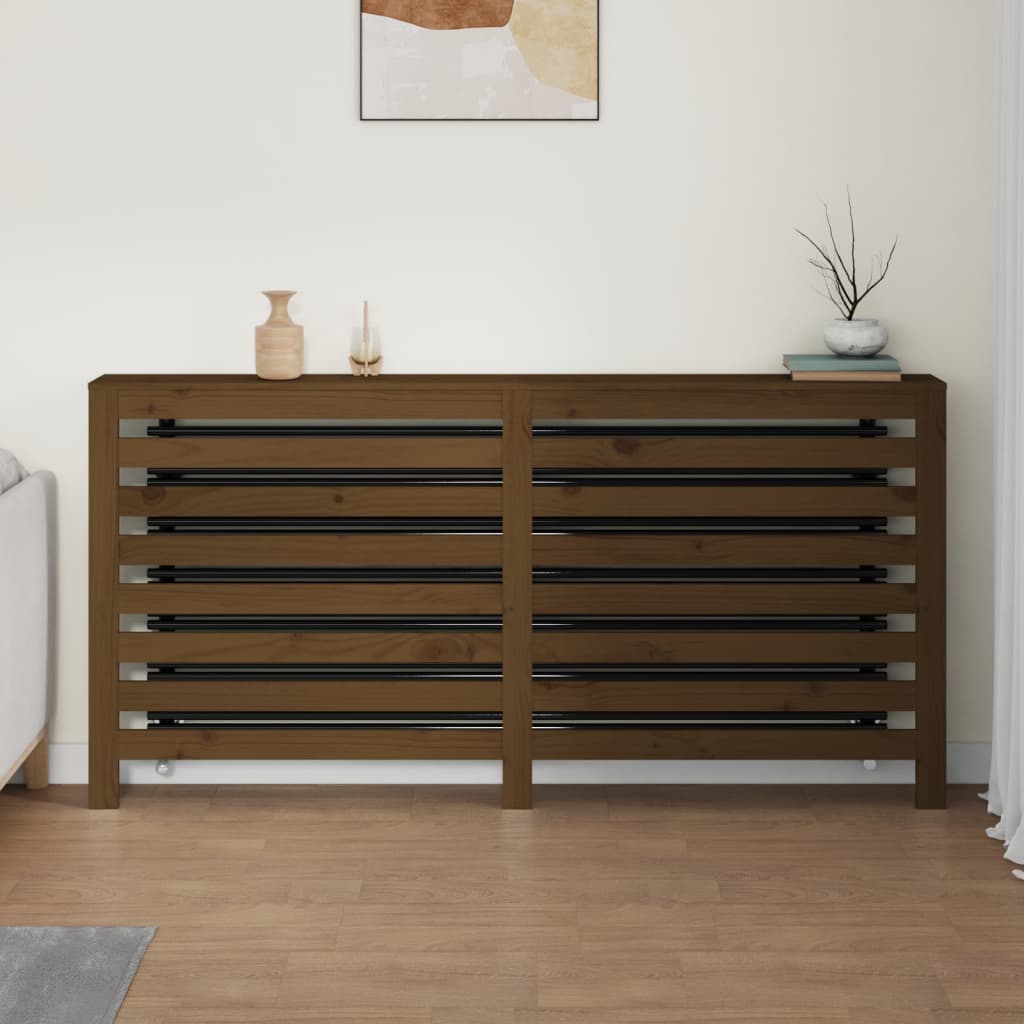 Radiatorombouw 79,5x19x84 cm massief grenenhout