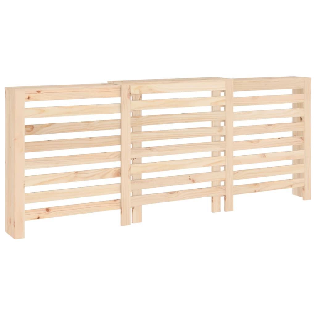 Caisson de radiateur 79,5x19x84 cm en bois de pin massif