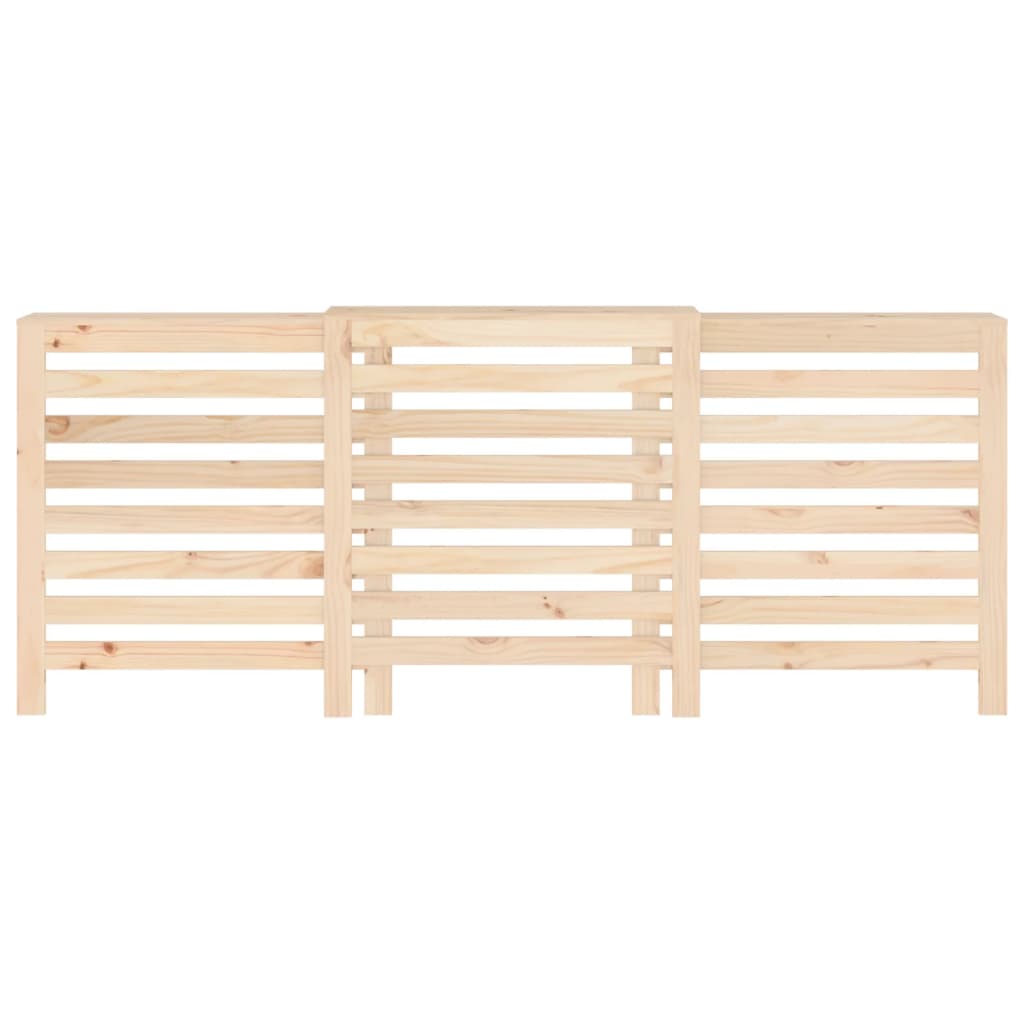 Caisson de radiateur 79,5x19x84 cm en bois de pin massif