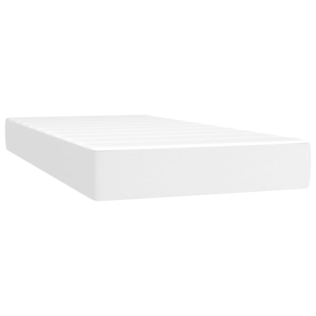 Boxspring met matras kunstleer 90x190 cm