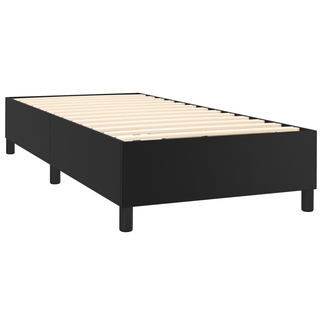 Boxspring met matras kunstleer 90x190 cm