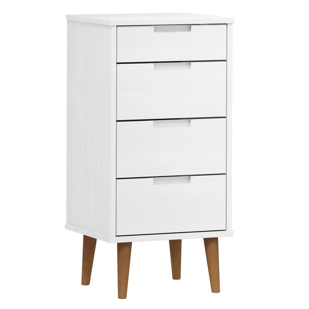 Commode MOLDE 40x35x82 cm en bois de pin massif