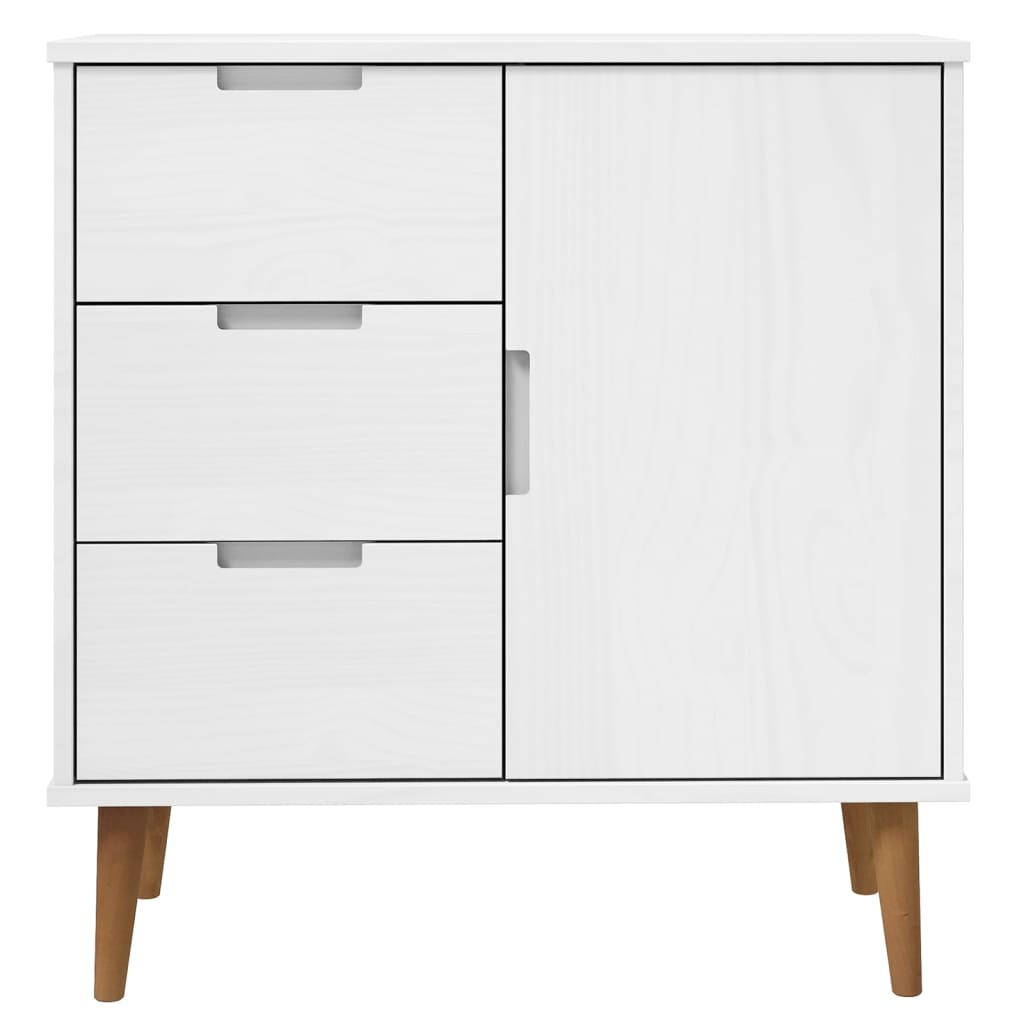 Buffet MOLDE 76,5x40x80 cm en bois de pin massif