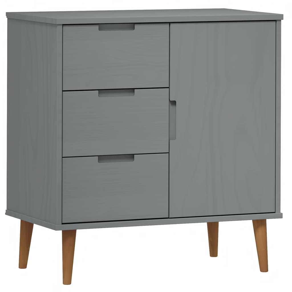 Dressoir MOLDE 76,5x40x80 cm massief grenenhout