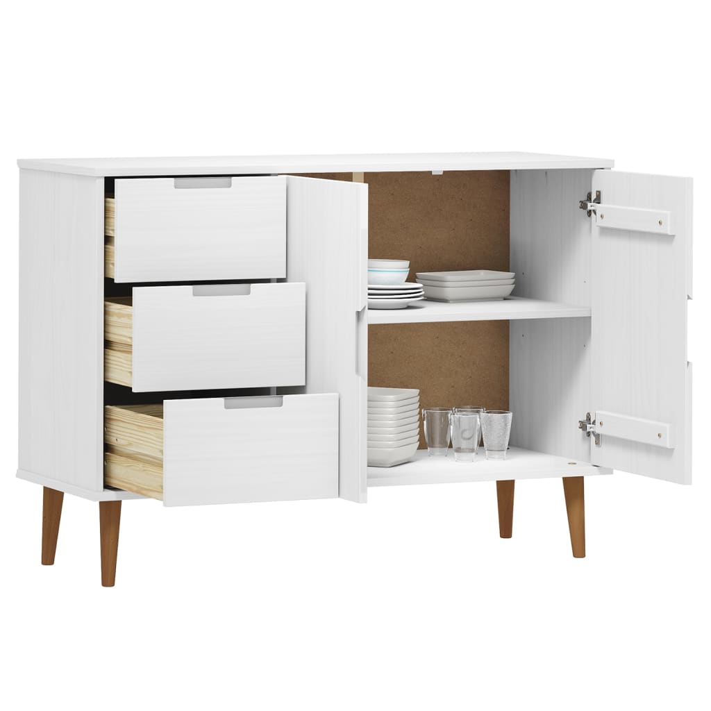 Dressoir MOLDE 113x40x80 cm massief grenenhout