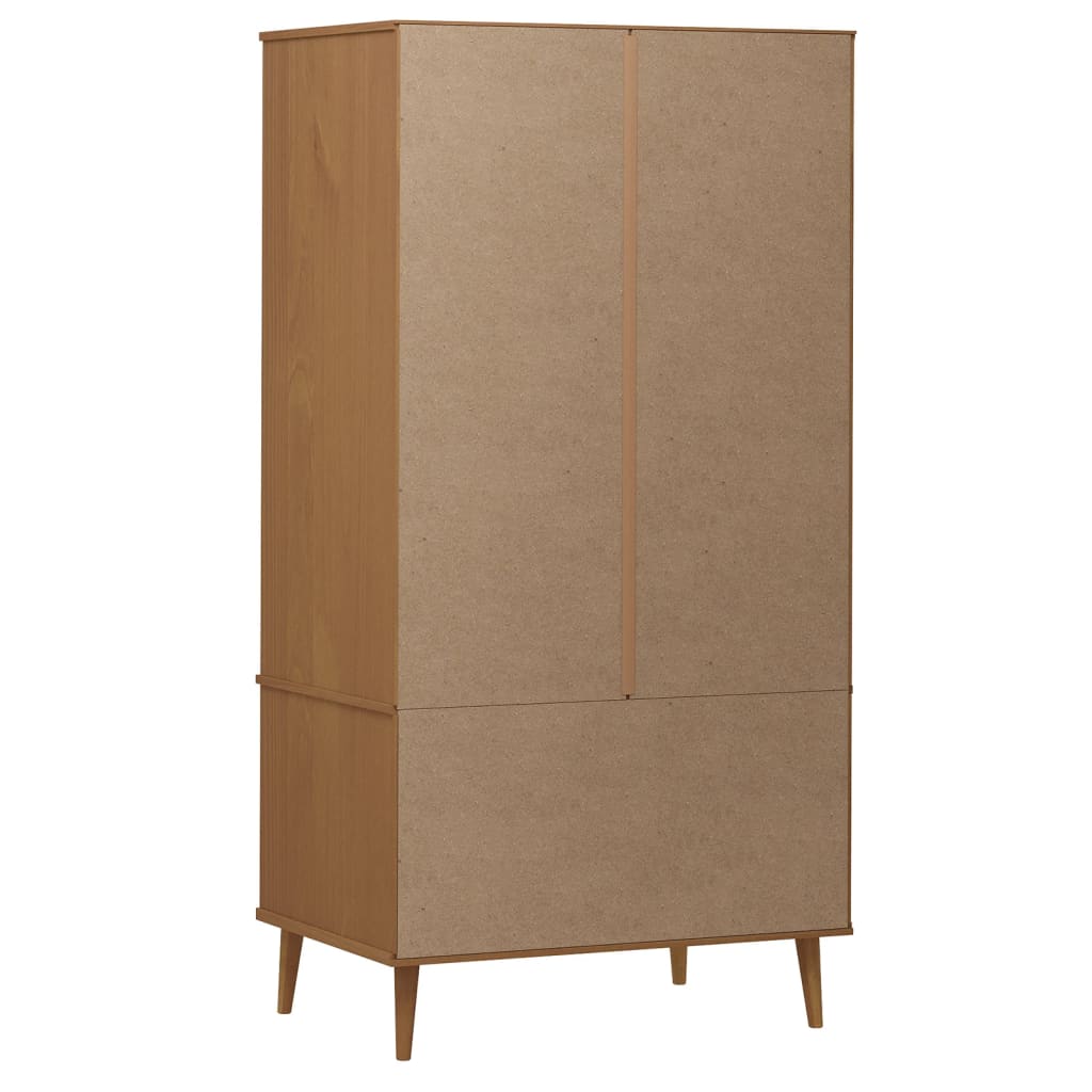 Armoire MOLDE 90x55x175 cm en bois de pin massif