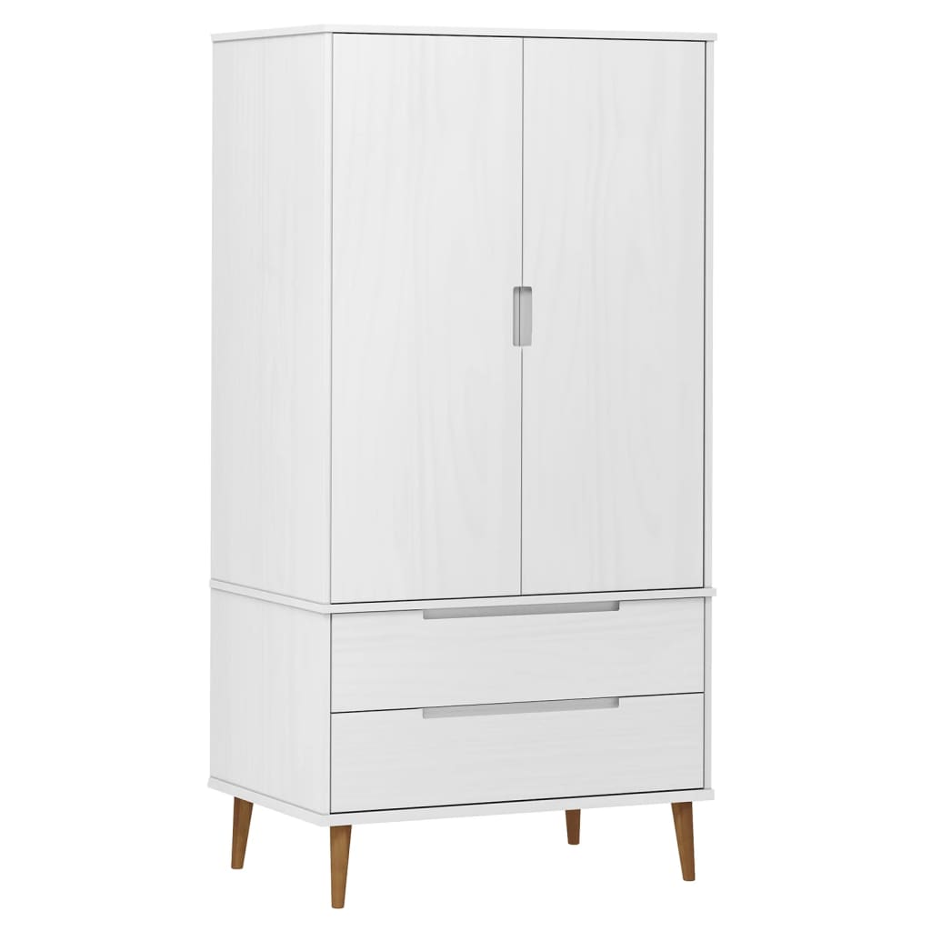 Armoire MOLDE 90x55x175 cm en bois de pin massif