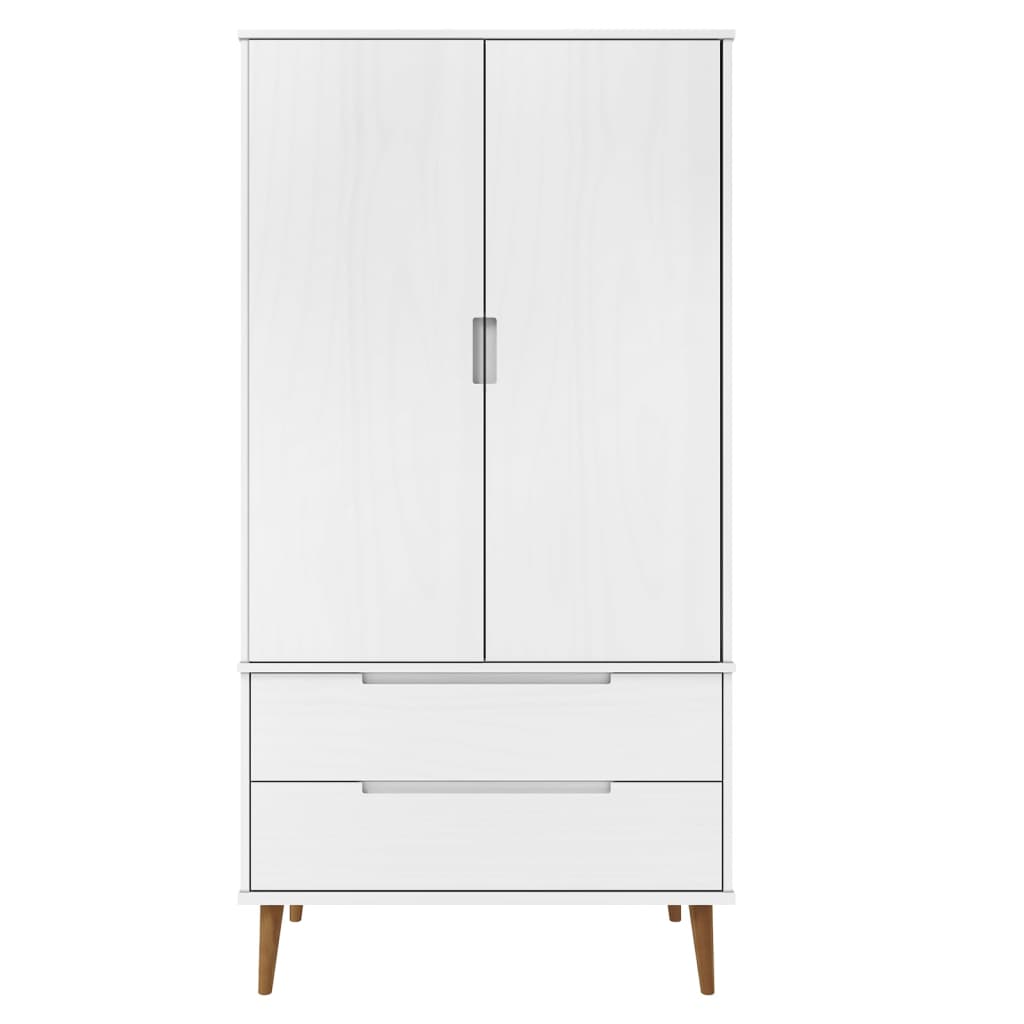 Armoire MOLDE 90x55x175 cm en bois de pin massif