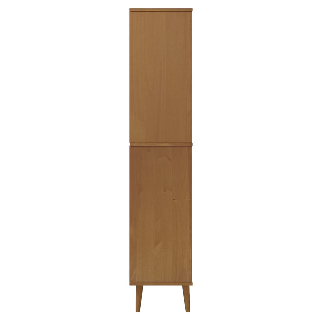 Bibliothèque MOLDE 85x35x170,5 cm en bois de pin massif