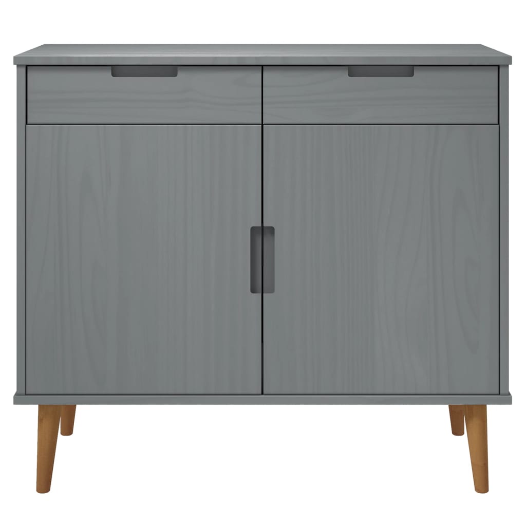 Dressoir MOLDE 90x40x80 cm massief grenenhout