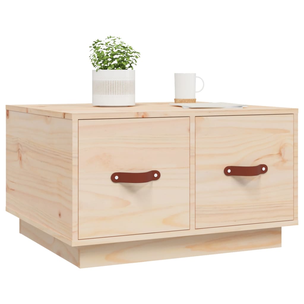 Table basse 60x53x35 cm en bois de pin massif