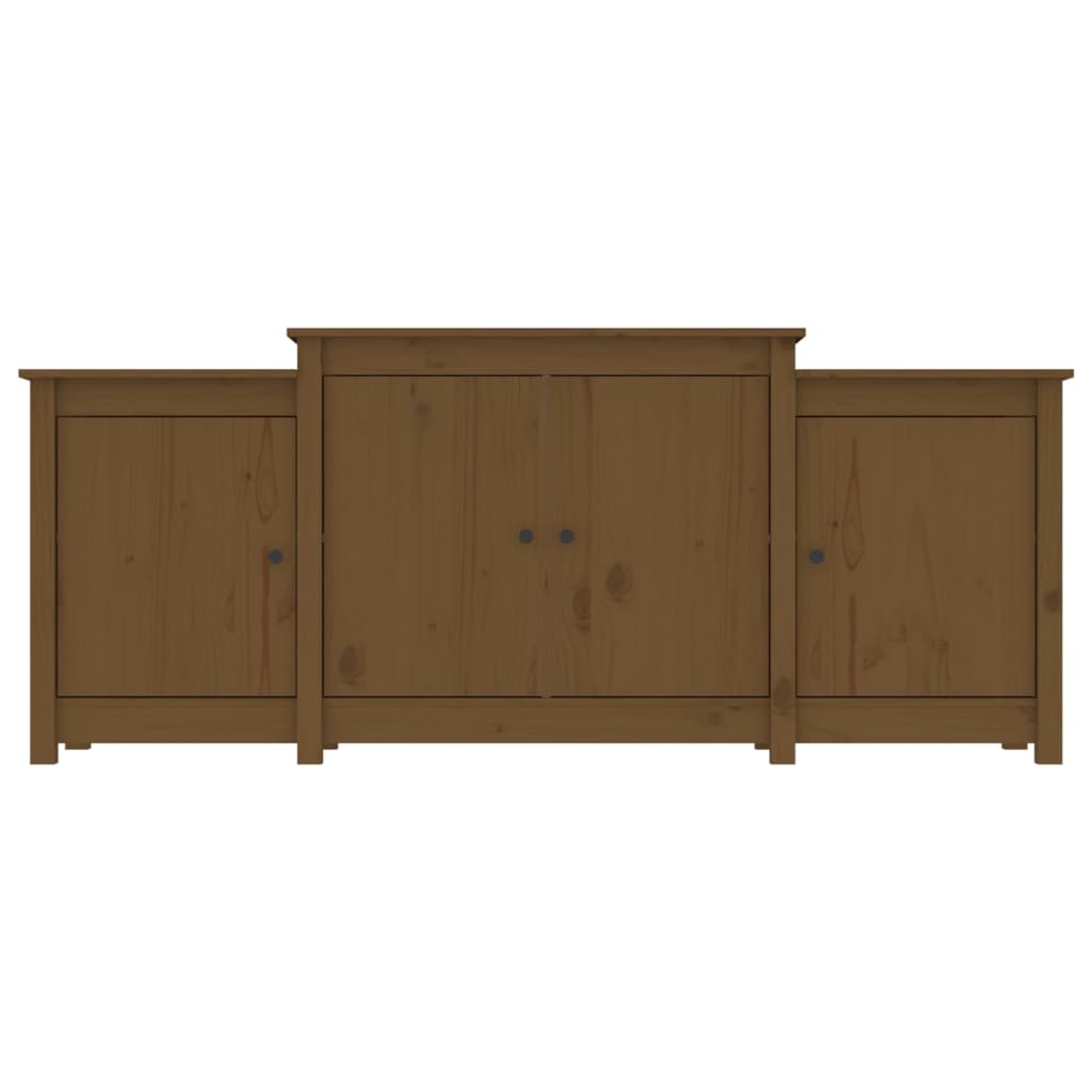 Dressoir 164x37x68 cm massief grenenhout