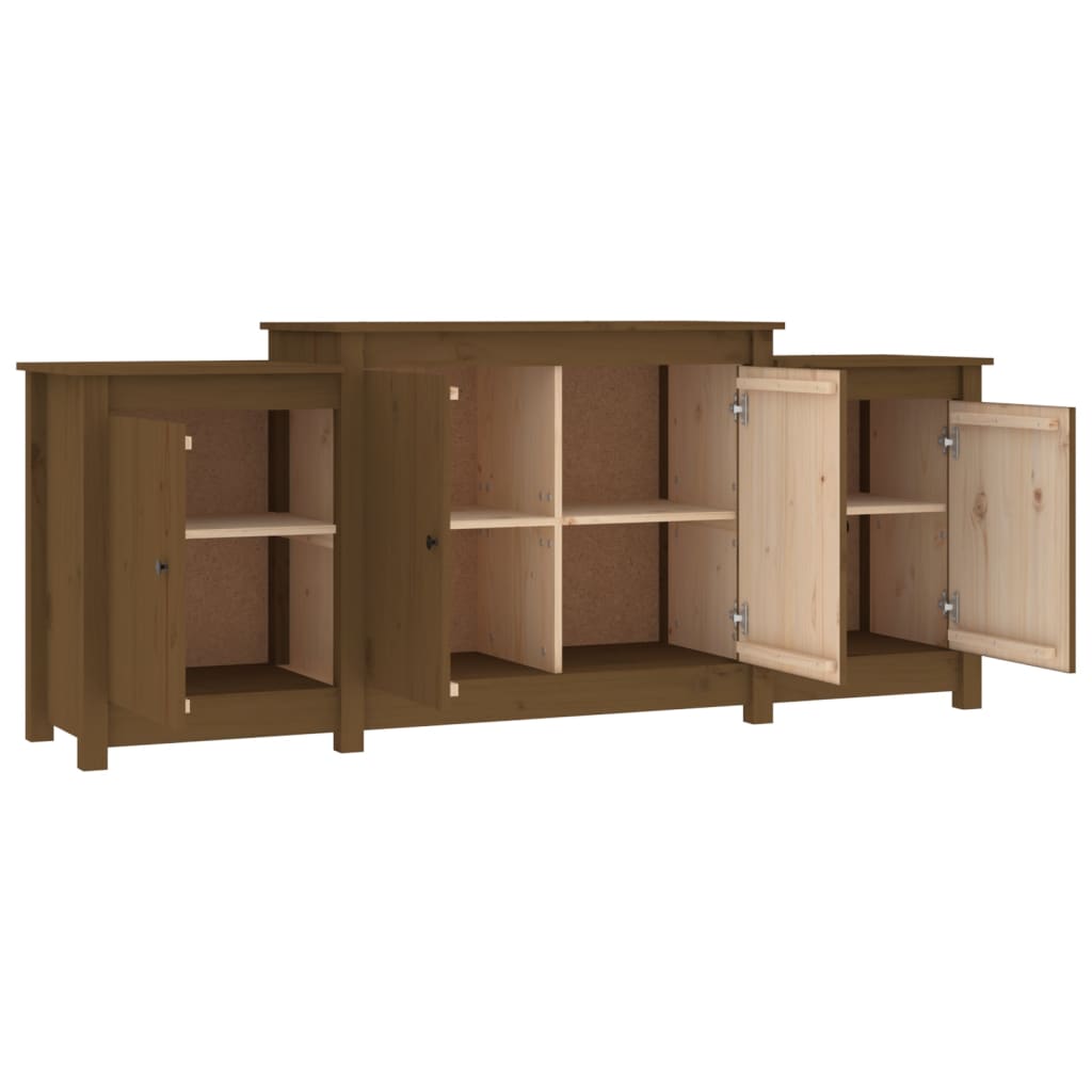 Dressoir 164x37x68 cm massief grenenhout