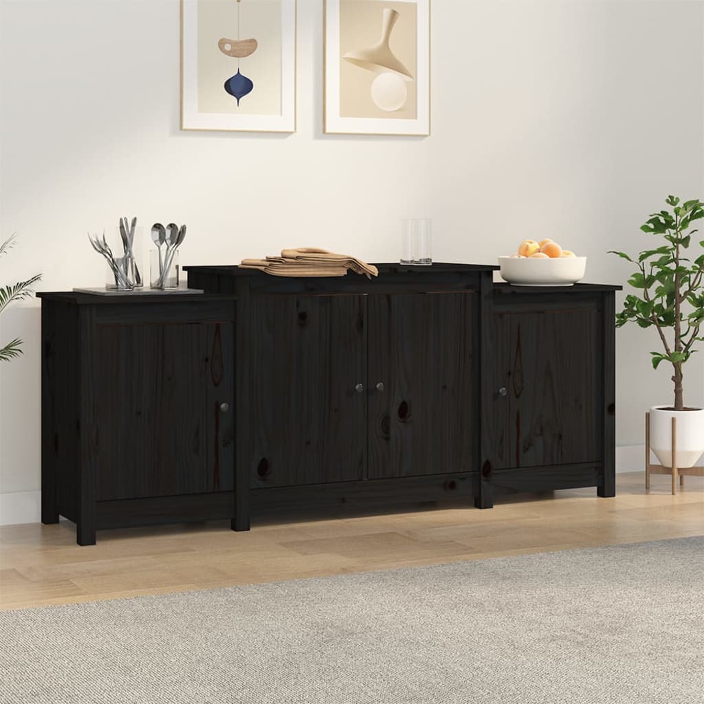 Dressoir 164x37x68 cm massief grenenhout