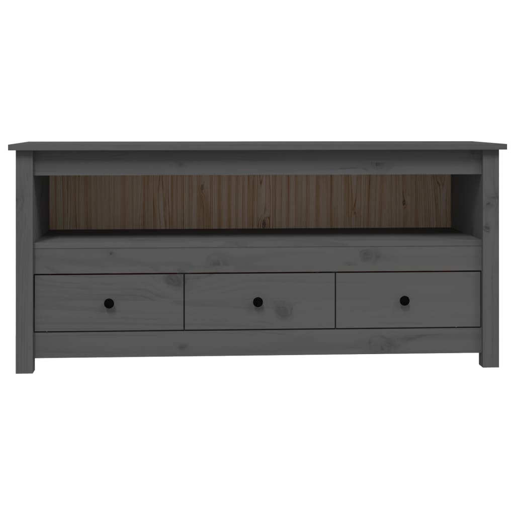 Tv-meubel 114x35x52 cm massief grenenhout