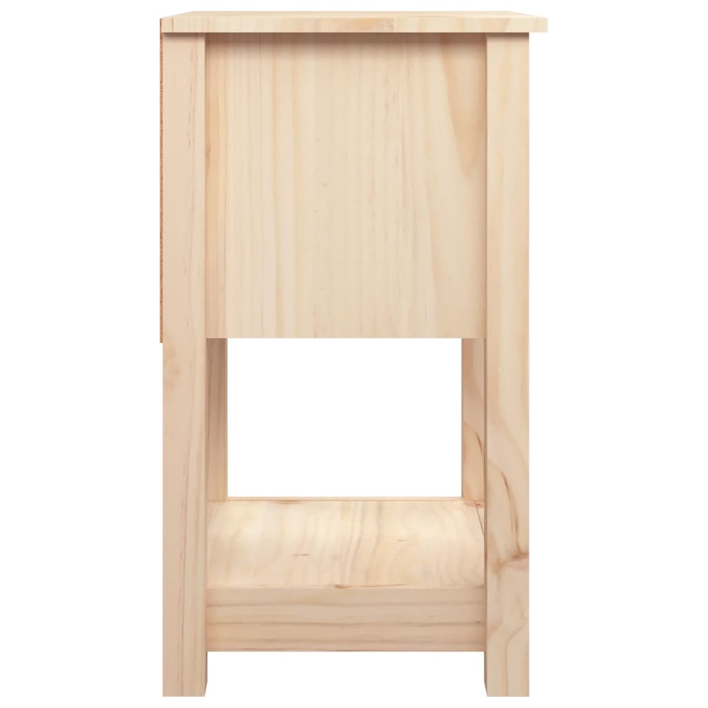 Table de chevet 40x35x61,5 cm en bois de pin massif