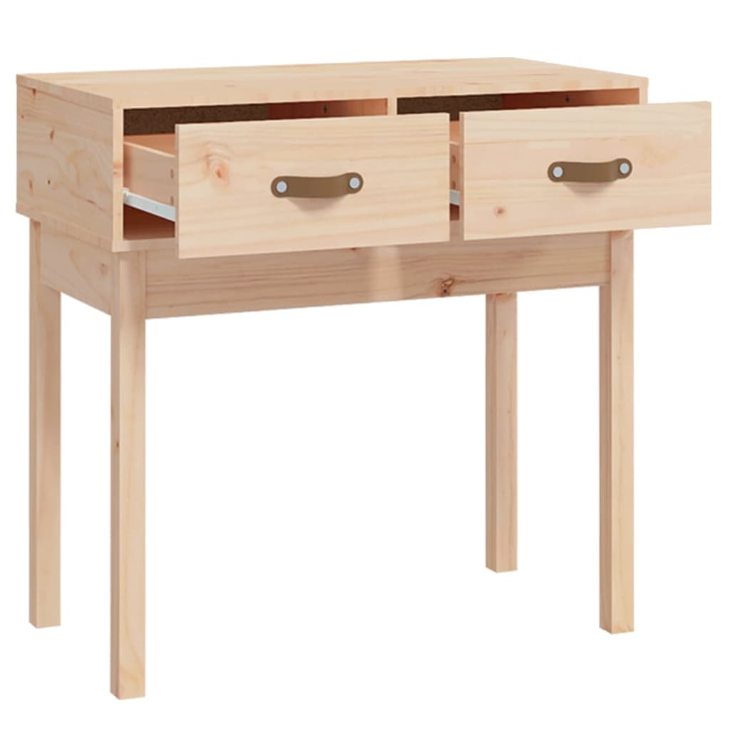 Table murale 76,5x40x75 cm en bois de pin massif